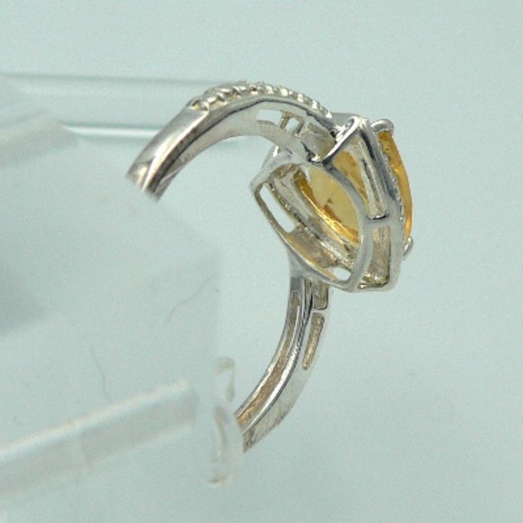 Sz 9 Genuine Brazilian Citrine (Trl) Ring NWOT - Picture 4 of 5
